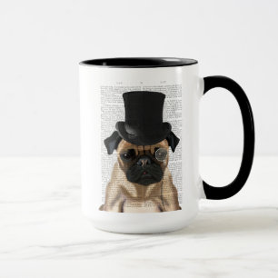 Pug, Formal Hound and Hat Mug
