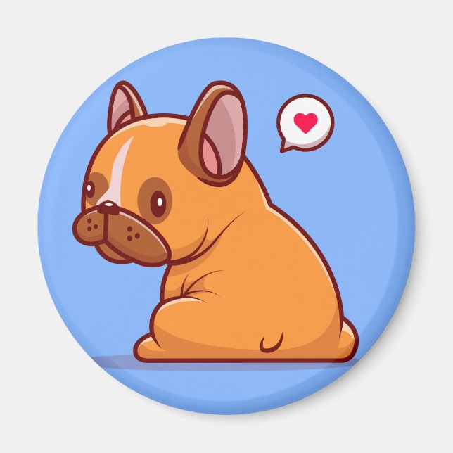 Pug/French Bulldog Magnet (Front)