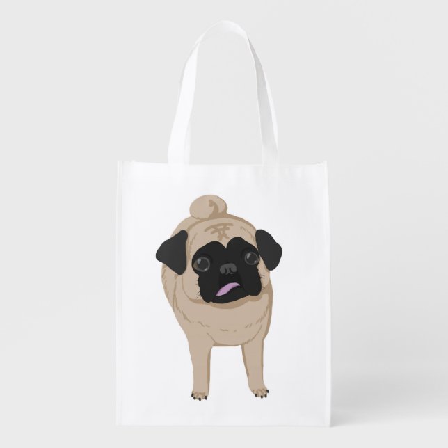 Pug Front and Butt Tote (Front)