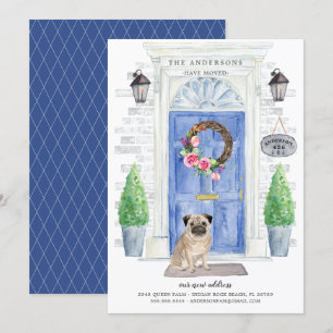 Pug Front Door Moving Announcement