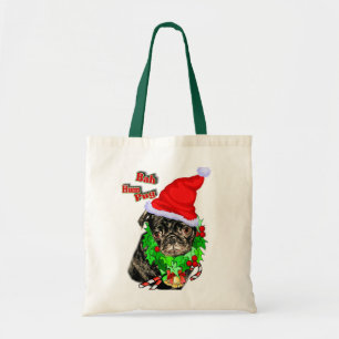 Pug  Funny Christmas Gifts Tote Bag