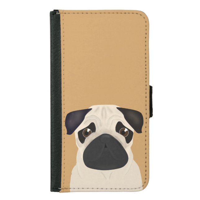 Pug GalaxyS5 Wallet Case (Front)