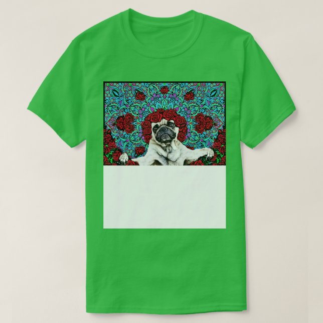 Pug goddess T-Shirt (Design Front)
