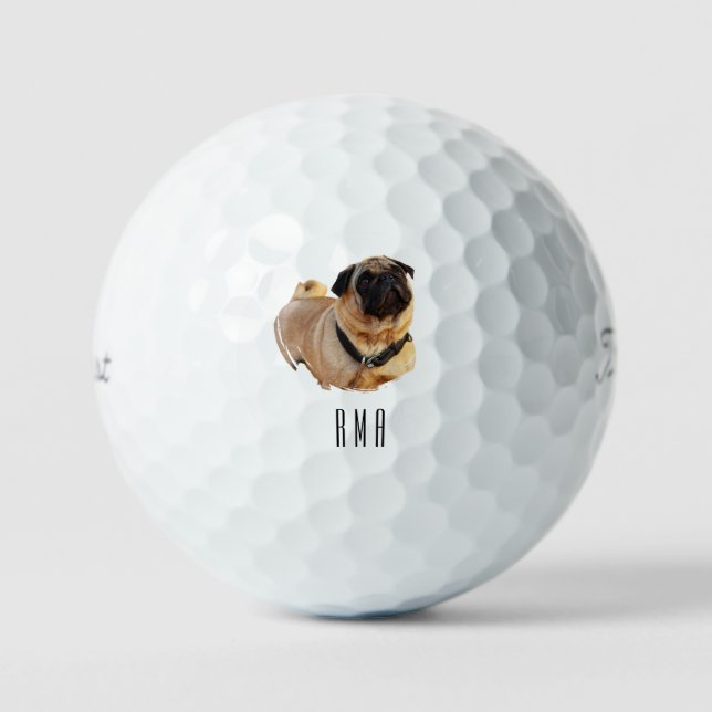 Pug Golf Balls (Front)
