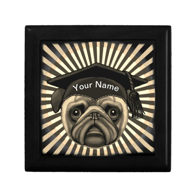 Pug Grad   Gift Box (Front)