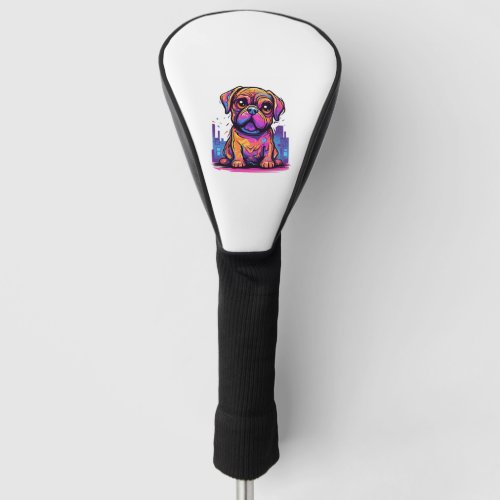 Pug Graffiti Pug Owner Pug Lover    Golf Head Cover
