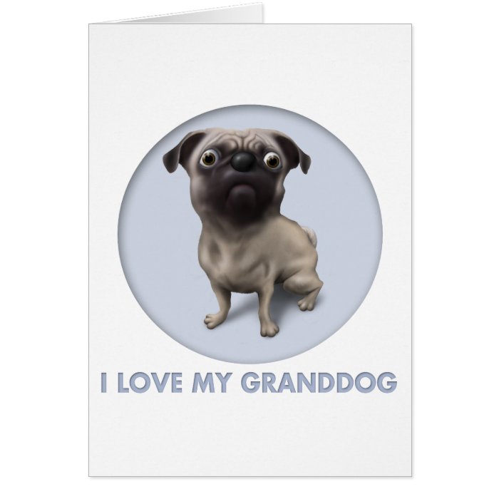 Pug Granddog Card