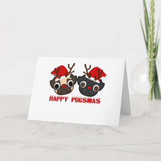 Pug Greeting Card