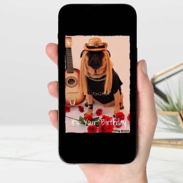 Pug Groove Card (Front Digital)