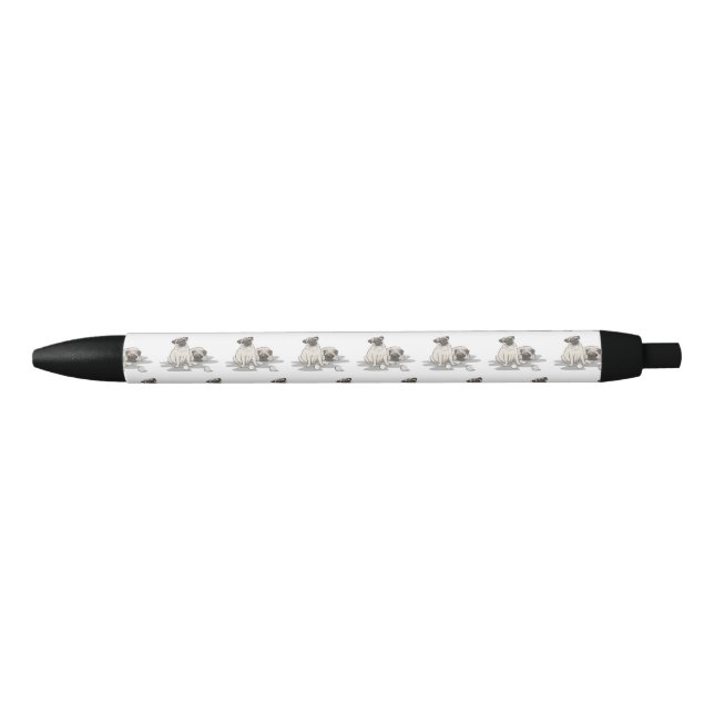 Pug Group Cartoon Pen (Front)