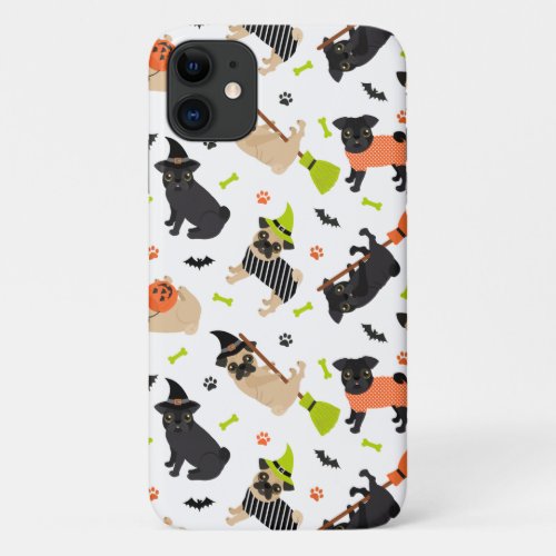 Pug Halloween iPhone 11 Case