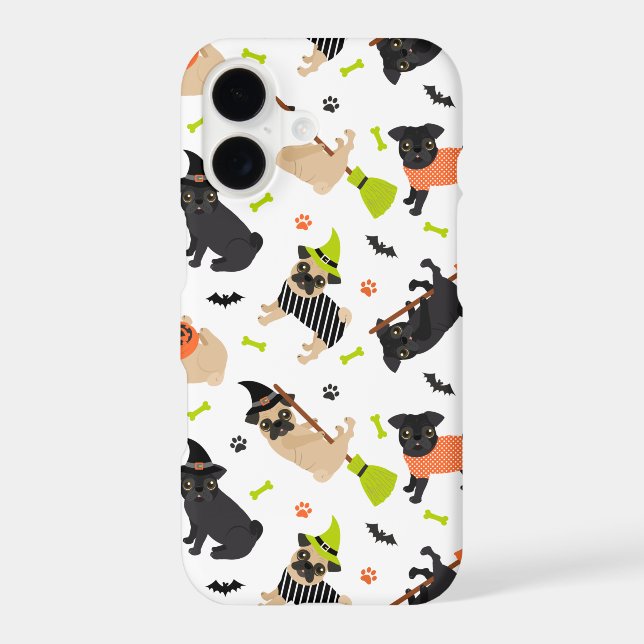 Pug Halloween Iphone Case (Back)