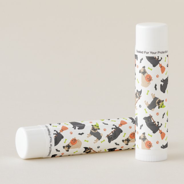 Pug Halloween Lip Balm (Front)