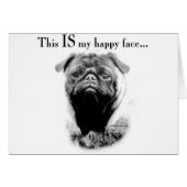 Pug Happy Face (Front Horizontal)