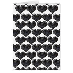 Pug Hearts Cards