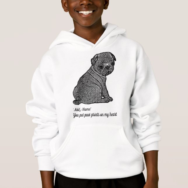 Pug Hoodie (Front)