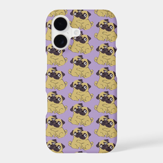 Pug hug  Case-Mate iPhone case (Back)