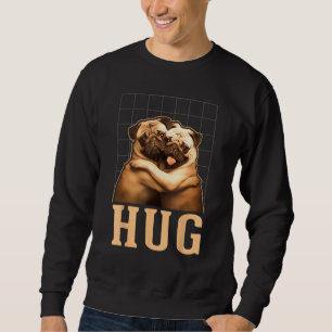 Pug Hug Pugs Dog Owners Sweatshirt