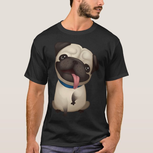 Pug Hug T-Shirt (Front)