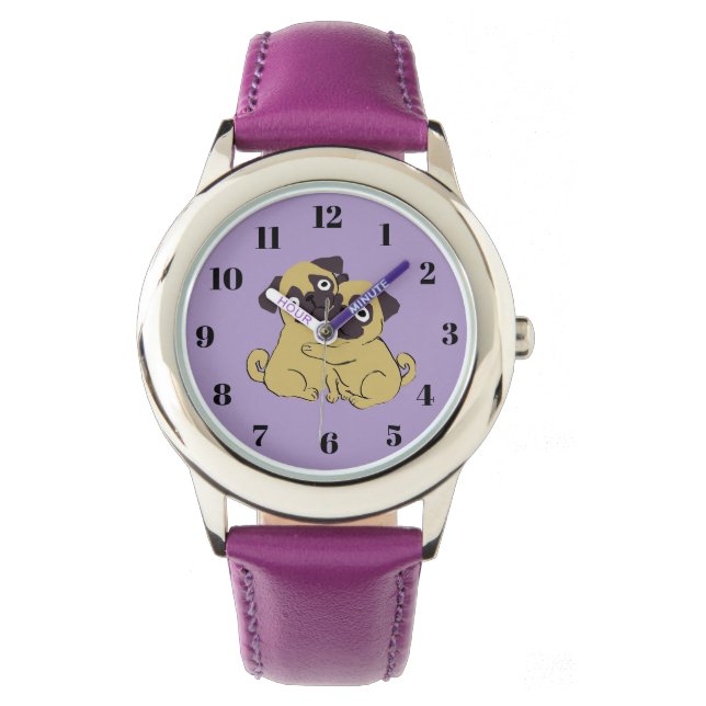 Pug hug  watch (Front)