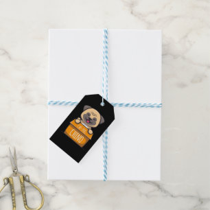 Pug in a Cup – Cap-Pug-Chino Gift Tags