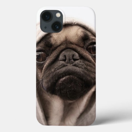 Pug In A Hoodie iPhone 13 Case