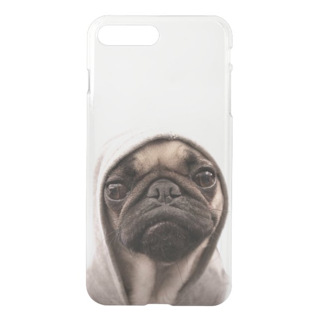 Pug In A Hoodie Uncommon iPhone Case (Back)