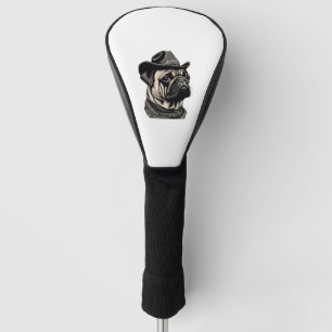 Pug in cowboy hat Classic T-Shirt Golf Head Cover