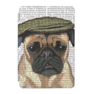Pug in Flat Cap iPad Mini Cover