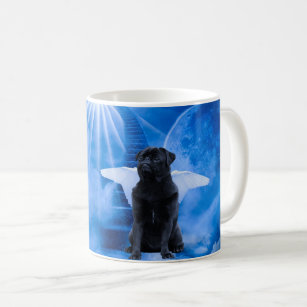 Pug in Heaven as Angel Sympathy Coffee Mug