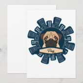 pug in the city (Front/Back)