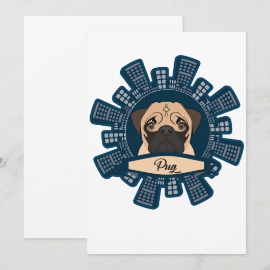 pug in the city (Front/Back)