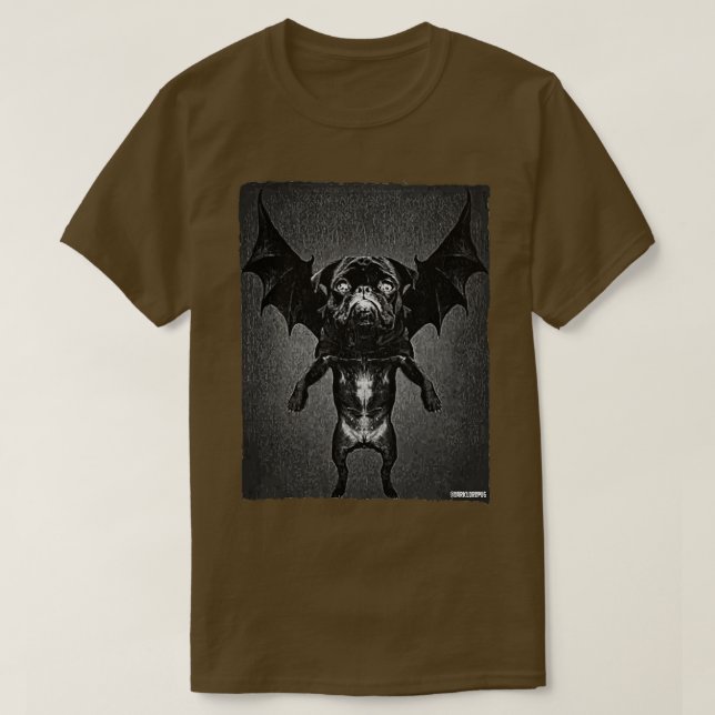 Pug Inferno T-Shirt (Design Front)