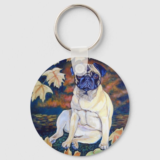 Pug Keychain (Front)