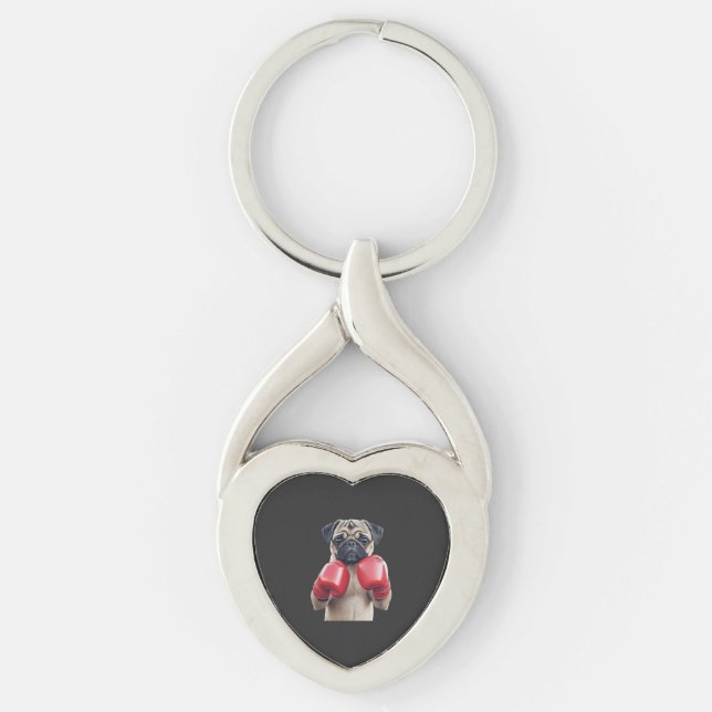 Pug    keychain (Front)
