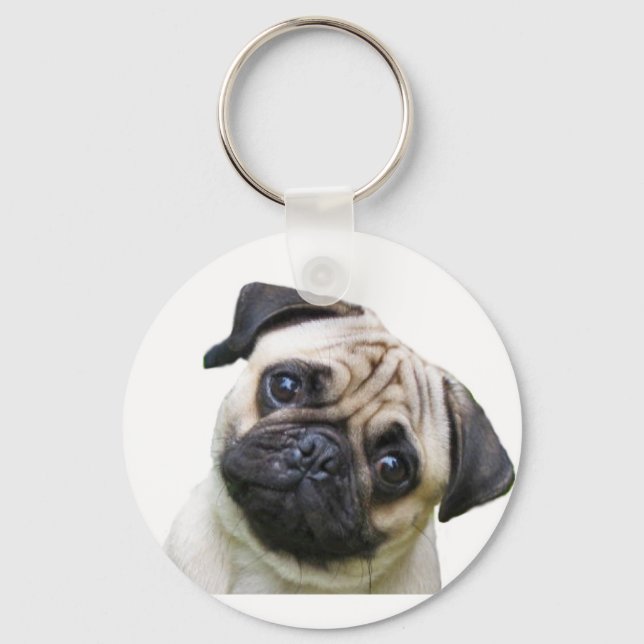 pug keychain (Front)