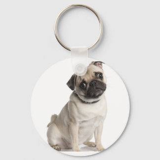 Pug Keychain