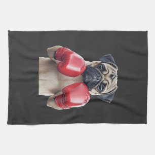 Pug kitchen towel