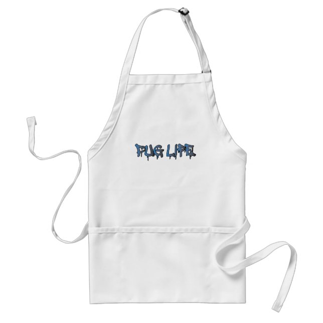 Pug Life Adult Apron (Front)