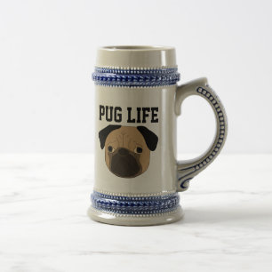 PUG LIFE BEER STEIN