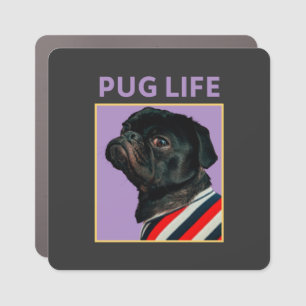 Pug Life Car Magnet