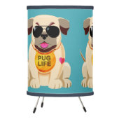 Pug Life custom color lamps & shades (Left)