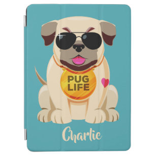 Pug Life custom name & color device covers