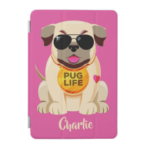 Pug Life custom name & color device covers