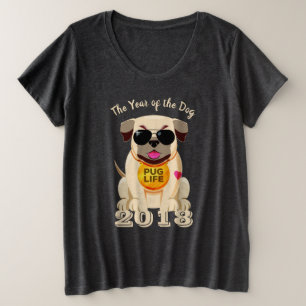 Pug Life custom text shirts & jackets