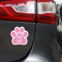Pug Life | Cute Dog Lover Pawprint