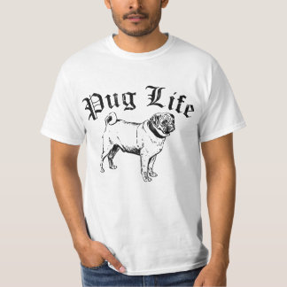 Pug Life Funny Dog Gangster T-Shirt