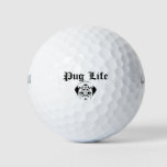 Pug Life Golf Balls at Zazzle