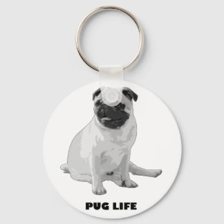 Pug Life Keychain