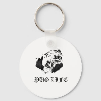 Pug Life Keychain